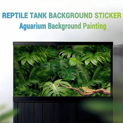 Rainforest Vine, Aquarium Background Painting, Fish Tank Background Painting, Reptile Terrarium Background Decor, Fish Tank Decor, Removable Waterproof And Wear-Resistant Fish Tank Background Sticker, Also Suitable For Turtle Tank, Stream Tank, Planted Tank, Reptile Terrarium, Pet Habitat Landscaping Decor