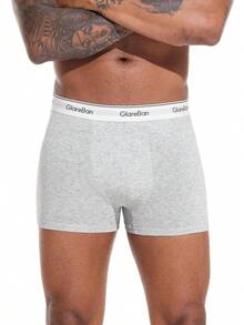 Paquete de 5 calzoncillos bóxer de algodón para hombre, ropa interior suave y cómoda, para deportes. - Multicolor - Ver 7