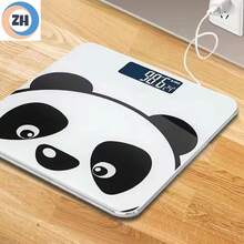 Básculas electrónicas humanas de alta precisión de dibujos animados(envío aleatorio de patrones) - Multicolor - Ver 2