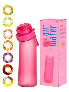 1个彩色包装运动水壶，内含1颗随机口味胶囊，0糖0卡路里，适合户外运动，可用作生日礼物或日常饮水瓶 - 彩色 - 查看 10