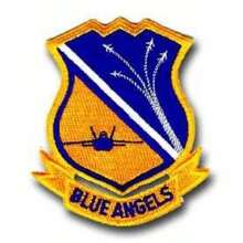 Parche militar Navy Patches Blue Angels de 95 cm - Azul - Ver 3