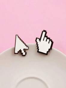 2pcs Arrow Design Brooch - Nhiều màu - Xem 2