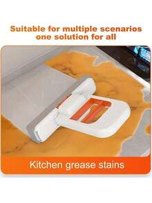 2025 Upgraded Model 1 Mini Handheld Lazy Mop, Household Kitchen Bathroom Water And Oil Stain Cleaning Mop, Hands-Free Sponge Mop, Foldable Storage, Compact Design, Easy To Clean - Trắng - 1 - Xem 5