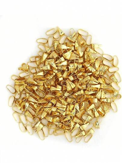 EstiloCierres colgantes, 3 colores 300 piezas/bolsa Conector colgante Pinzas de sujeción Cierres Broches de joyería Resultados Aleaciones Fianzas(1# )Versión mejorada