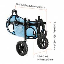 Dog Wheelchair For Back Legs, Adjustable 2 Wheels Pet Wheelchair, Lightweight  Dog Cart With Shock-Absorbing Wheels, Mobility Support Wheel Chair For Disabled Injured Dogs Up To 33lbs, Medium - M Optimized Version - 查看 11