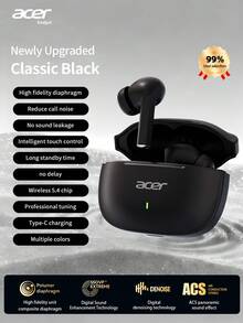 Acer OHR504 TWS Wireless Earbuds, In-Ear Design, Macaron Colors For Women, HD Calling, Super Long Battery Life, Comfortable Fit, Suitable For Sports, Running, Fitness, Compatible With Smartphones, Laptops, Multi-Device, Recommended As Gift - one-size - View 14