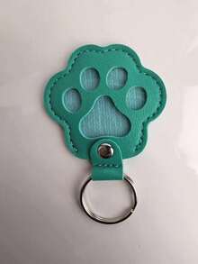 1 Stück kreative Haustier-Haar-Gedenk-Schlüsselanhänger - Katzen-/Hundehaare Gedenk-Anhänger | Süße Leder-Gedenk-Box (Kunstleder Pfoten-Abdruck/Herz-Form) | Valentinstag/Weihnachten/Halloween/Erntedankfest/Muttertags Geschenk - Verschiedenfarbig - Übersicht 34