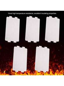 EstiloPlaca De Mica Para Horno De Microondas, 5 Piezas Universal Para Horno De Microondas, Cubierta Para GuíA De Ondas, Placa De Aislamiento TéRmico, Accesorio De ReparacióN De Repuesto Para Uso En CocinaVersióN Mejorada - 1 - Ver 5