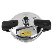 Olla de presión Easy capacidad para 2 litros de acero inoxidable, Cocina más rápido yseguro, incluye 6 sistemas deseguridad - Plateado - Ver 7