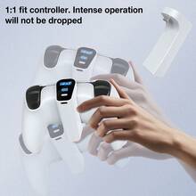 This Product Is Equipped With A 2000mAh Battery On The Back Of The PS Controller, Supports C-Type Fast Charging, Features A 1:1 Digital Display Screen, And Has Shock-Proof Function And Multiple Protection Mechanisms - White - View 4