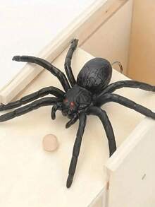 1pc Handmade Wooden Spider Prank Box - Crafted Joke Box, Ideal As Christmas Gift
