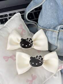 10 piezas/6 piezas/4 piezas/2 piezas Pinza de pelo y diadema rosadas y lindas con diseños de dibujos animados para adolescentes, adecuadas para regalar y uso diario (algunas partes pueden ser aleatorias, sin cartón) - Multicolor - Ver 6