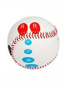 1个9英寸标准棒球，软硬两用，适用于训练和比赛，专业级