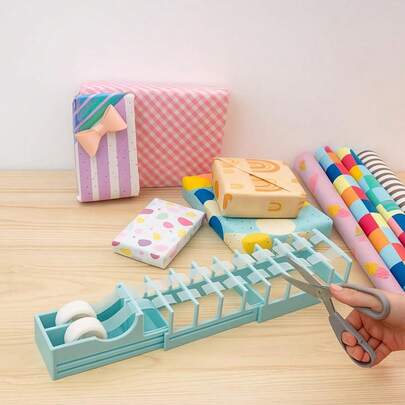 ZOOMIE Tape | Original Bestselling Desktop Tape Dispenser, Suitable For Gift Wrapping And DIY | Quickly Prepare 18 Tape Rolls | No Blade, Compact, Durable | Applicable For...