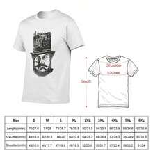 old man hatten T-Shirt funny t shirts cotton man t shirt graphic T-Shirt - Noir - Voir 2