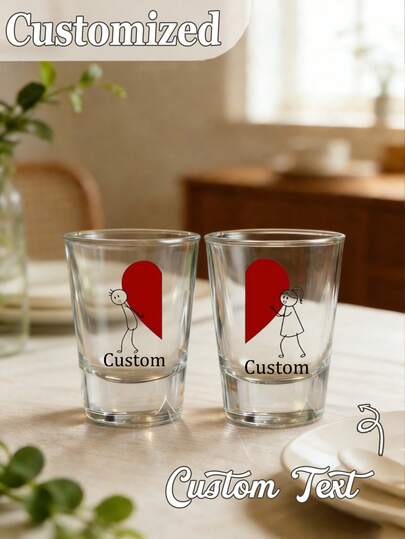 Customized Photo Wine Glass, Personalized Photo Wine Glass, Birthday Party Personalized Gift, Wedding Portrait Printed Wine Glass, Funny Tequila Glass Groomsman Gift, Multi-Functional, Decorative, Reusable, Exquisite, Fashionable, High-Quality, Colorful, Modern, Customizable, Personalized, Unique, Ideal Gift For Him. Gift For Her, Valentine's Day Gift, Ideal Valentine's Day Gift For Him