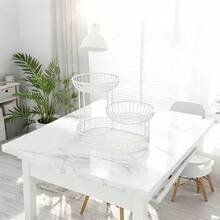 3-Tier Metal Fruit Basket Stand - Elegant Gold Finish, Ventilated Design, Suitable For Kitchen, Living Room, Party, Can Hold Snacks, Cakes, , Can Hold Fruits, Pastries, Nuts, Also Can Be Used As Kitchen Fruit Basket, Party Appetizer Stand, High-End Tableware Rack, Exquisite Craftsmanship - Multicolor - View 6