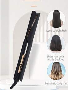 PinkSings Spiral Hair Straightener Flat Iron Curling Iron 2 In 1, Hair Straightener And Curler 2 In 1, Twist Flat Irons With Digital LCD Display Adjustable Temp For All Hair Types - EU C Type Plug(220-240V) - View 9