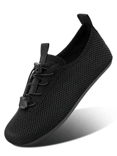 男女通用水鞋，男士徒步鞋，橡胶鞋底，柔软防滑弹性网面鞋面，速干赤足水袜，适合户外、沙滩、游泳、冲浪、潜水、室内瑜伽、健身、跑步等活动。