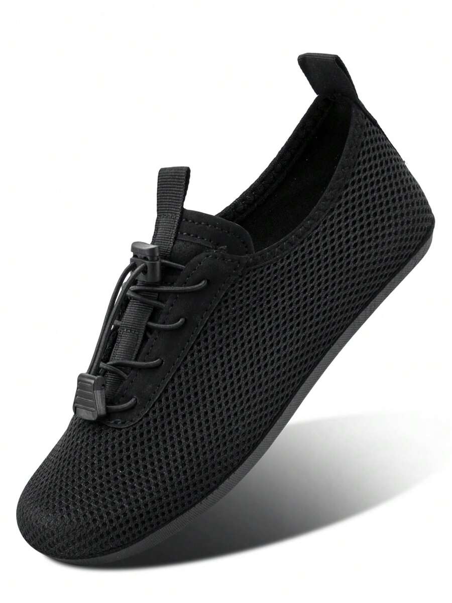 男女通用水鞋，男士徒步鞋，橡胶鞋底，柔软防滑弹性网面鞋面，速干赤足水袜，适合户外、沙滩、游泳、冲浪、潜水、室内瑜伽、健身、跑步等活动。 - 彩色 - 查看 1