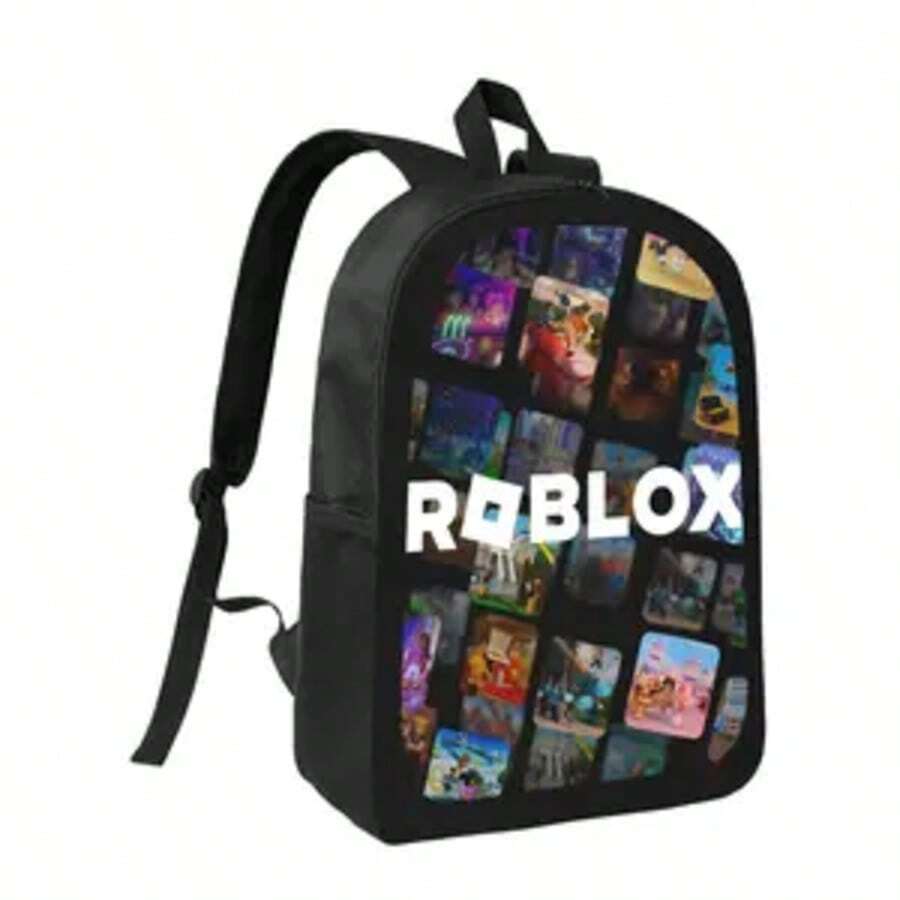 Collage Graphic Backpack – Ultimate Gamer Style With Diverse Game Scenes - Main Color Of the Picture - View 1