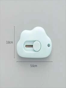 3pcs Cloud-Shaped Mini Utility Knives, Portable Small Cutter Knife For Students, Office, Envelopes, Packages, Paper, Wallpaper