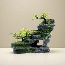 Fish Tank Decoration, Aquarium Mountain Scenery Decoration, And Non Fading Rocks, Simple And Fast Landscape Ornaments - A - View 9