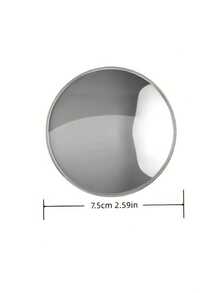 1个自拍助手,旅行摄影小工具 - 圆形镜子,方便拍照和查看照片,有大小两种尺寸可选,凸面广角镜头,旅行必备好礼,自拍配件,便携易用,非常适合拍摄集体照 - 彩色 - 查看 6