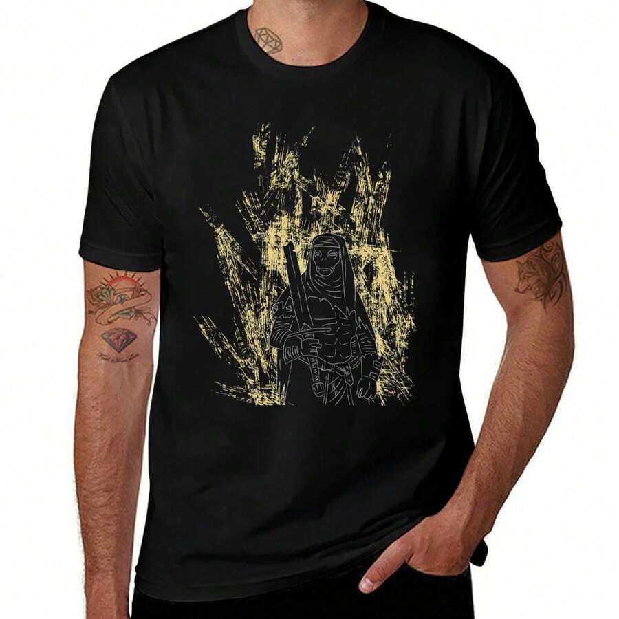 Leper (Darkest Dungeon) T-Shirt t shirts for man slim fit t shirt for man T-Shirt - Noir - Voir 1