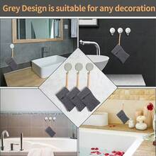 1/3/6pcs Grey Mesh Soap Saver Pouch, Exfoliating Soap Bag For Bathing Or Showering, New Soap Pocket Scrubber Sponge - Gray 6-pack - View 4