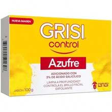 Azufre Jabón Facial Grisi Control con Ácido Salicílico 100g - Exfoliante para Piel Grasa Con Acné, Barros, Espinillas - / - Ver 2