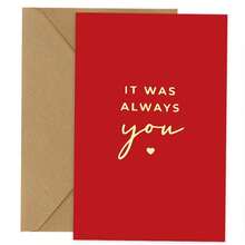 1pc Red Cartoon Theme Greeting Card | "Forever Yours" In Gold Text | Ideal For Valentine's Day, Birthday, Anniversary | Perfect Gift For Wife, Husband, Girlfriend, Boyfriend | Includes Matching Envelope | Elegant Gift Packaging - Sets - View 10