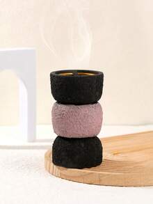 1 Bruciatore/Diffusore di incenso in resina minimalista nordico. Stile minimalista con patchwork colorato, decorazione da tavolo per matrimoni di alta qualità, bruciatore per aromaterapia domestica, contiene legno di sandalo, adatto per la decorazione della casa. - Multicolore - Visualizzare 5