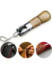 7件套皮革缝纫工具包，手工缝纫工具，适用于DIY皮革工艺、制鞋、皮革雕刻、皮革缝纫用品