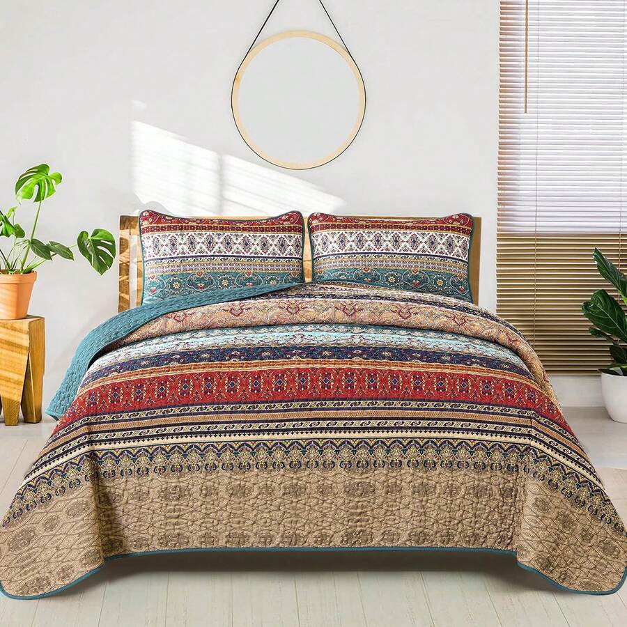 Quilt Sets - Brown Green - View 1