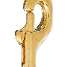 Heavy Duty Solid Brass 3-1/4 Inch Screw With 1 Inch Brass Split Keyring (44801),37255460 - Beige - View 6