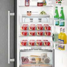 Xicennego 2-Tier Large Stackable Soda Can Organizer For Refrigerator - For Tall Cans Of 500ml_17oz - Fridge Can Organizer Dispenser, Beverage Can Holder For Refrigerator, Pantry, Cupboard - ColorA - View 1
