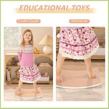 Balance Board For Wooden Swing Board With Scratch Resistant Pat Happy Swing Learning Toy - Development Puzzle Boys Girls BirthdayExercise Balance And Coordination Skills - 小的 - 查看 5