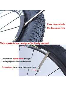 Tire Repair Lever, Motorcycle/Electric Vehicle Tire Removal Tool, Tire Iron, Tire Spoon, Bicycle Tire Lever