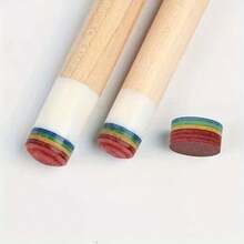 Punta di stecca da biliardo multistrato - Disegno a gradiente arcobaleno, texture liscia e durevole, presa e controllo migliorati, scelta ideale per stecche da biliardo e accessori, design vibrante della punta, punta di stecca da biliardo di alta qualità - Multicolore - Visualizzare 4
