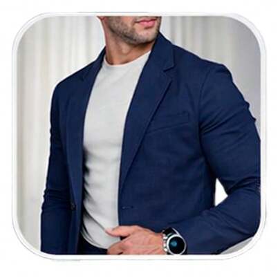 Blazer Bengaline Alfaitaria Masculino Elastano Slim Esporte Fino Premium Bolso Fit