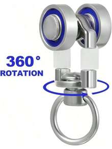 EstiloKichvoe 10 Piezas Accesorios Para Cortinas Rodillos Portadores De Metal Polea De Riel De Cortina Rodillo De Rueda Deslizante Planeador De Pesado VehíCulo De TransporteVersióN Mejorada - 1 - Ver 6