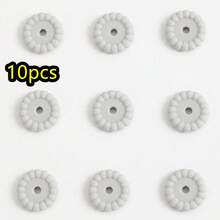 10pcs/Set Silicone Spacer Beads, 12/15mm Round Silicone Loose Beads For DIY Bracelet Necklace Jewelry Making - Disc - View 29