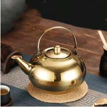 Large Capacity With Insulated Handle Heat Retention Heat-Resistant Rust Proof Leak Proof Color-Resistant Won't Warp Easy To Clean Kettle Water Kettle For Direct Flame Gas Stove Electric Ceramic Furnace Hot Water Cold Water Coffee Tea Home Camping Travel Outdoors Office Desktop Gift .Style Shipped Randomly Drop Resistant And Impact Resistant Aging-Resistant Anti Scald Structure Easy To Clean Safety Material Practical Home Use - Multicolor - View 7