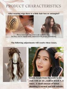 这款全新时尚长款波浪高光泽渐变假发，前部采用蕾丝细节设计，打造自然逼真的效果。假发长30英寸，采用优质合成纤维制成，适合日常佩戴、派对及其他场合。 - 彩色 - 查看 6