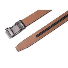 Men's Belt, Ratchet Dress Casual Belt With Adjustable Automatic Buckle Trim To Fit,36inch-40inchWaistAdjustable,A-Black-09 - A-black-09 - 查看 7