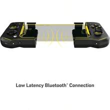 Turtle Beach Atom Mobile Game Controller with Bluetooth for Cloud Gaming on Android Mobile Devices with Compact Shape Console Style Controls and Low Latency Bluetooth - Black/Teal-0003 - Negro/Amarillo - Ver 4