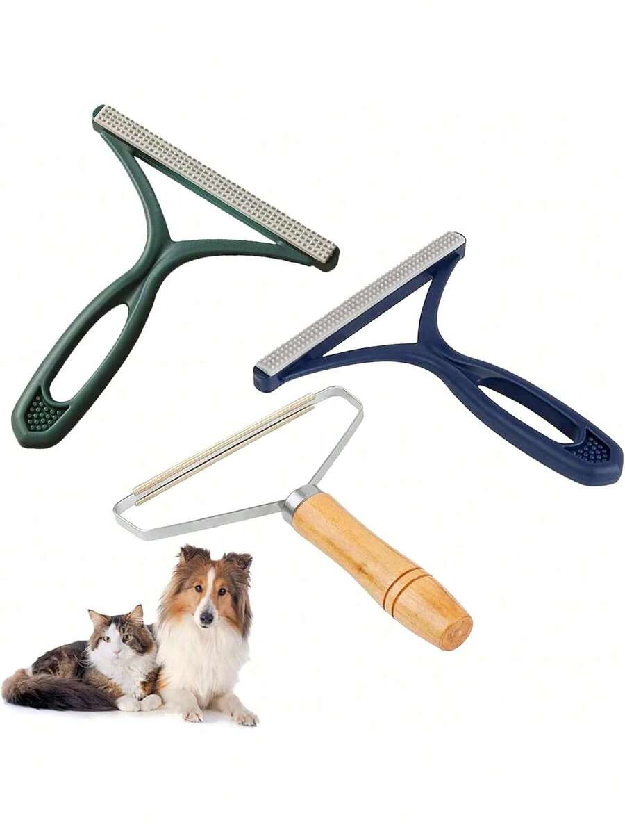 Estilo3 Piezas Quita Pelos Mascotas, Removedor De Pelo Mascotas, Ideal para Limpiar El Pilling y El Peluche En Su Suéter, Sofá, Cortinas, Mantas, Sábanas, Muebles, EtcVersión mejorada - 1 - Ver 1