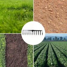 1件装11齿耙，落叶耙，园艺、农业用平地工具，秸秆耙，落叶扫帚耙，宽耙头，可折叠，无手柄 - 黑色 - 查看 6