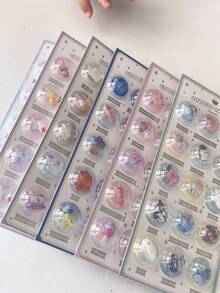 3D立体浮雕贴纸，可爱卡通人物，浮雕奖励贴纸，适用于手机、珠宝、水晶等装饰，海洋、蝴蝶、冰淇淋等主题装饰贴纸 - 彩色 - 查看 5